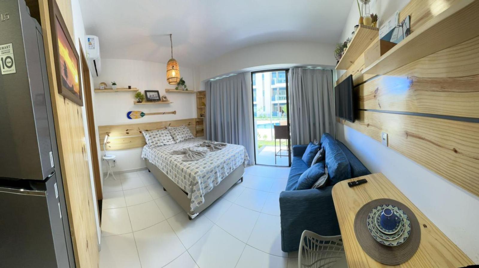Apartamento Porto De Galinhas- Flat Terreo Frente Piscinas- Muro Alto-b18 *